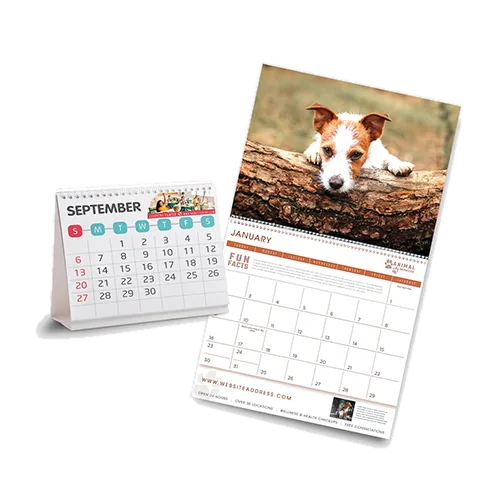 Calendars printed by the North San Antonio shop