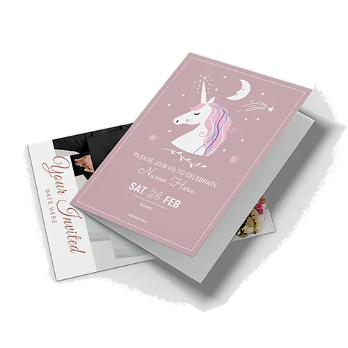 Invitations printed by the North San Antonio shop