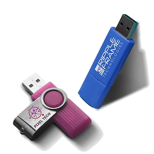 USB Flash Drives printed by the North San Antonio shop