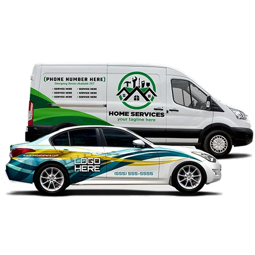 Vehicle Graphics printed by the North San Antonio shop